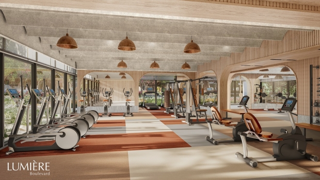 Hệ thống phòng gym đa dạng cho cư dân nhiều đặc quyền lựa chọn